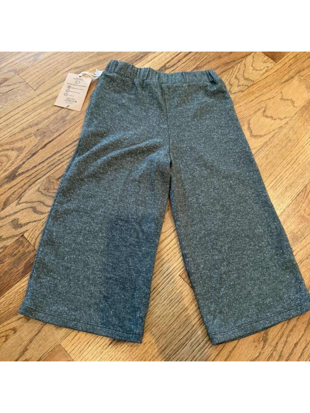 Easy Peasy Kids WIde Leg Soft Green Pants New 4T